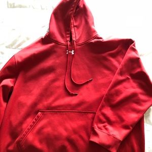 Under Armour red hoodie XXL